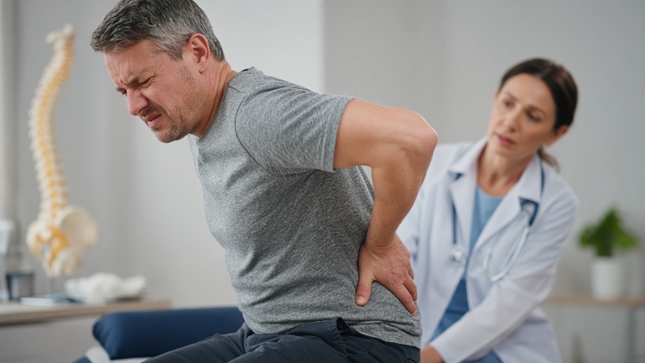 Spinal disc pain discomfort
