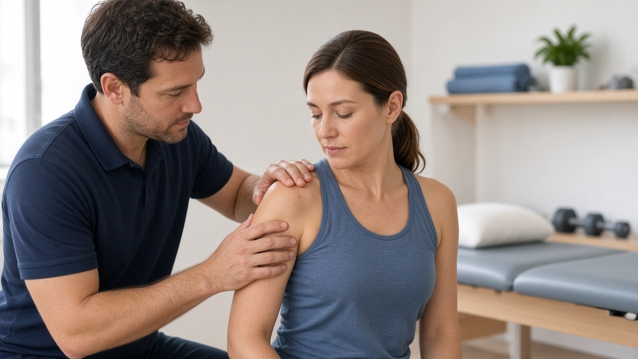 Shoulder physiotherapy
